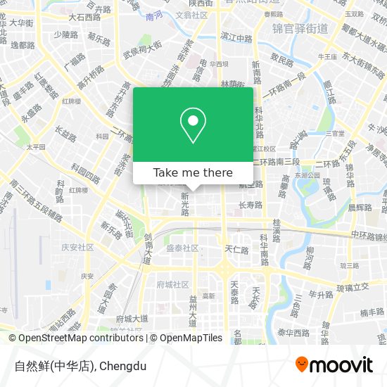 自然鲜(中华店) map