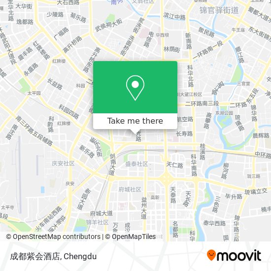 成都紫会酒店 map