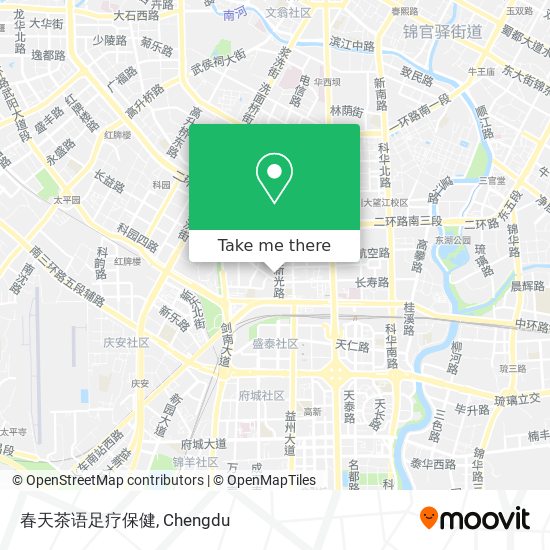 春天茶语足疗保健 map