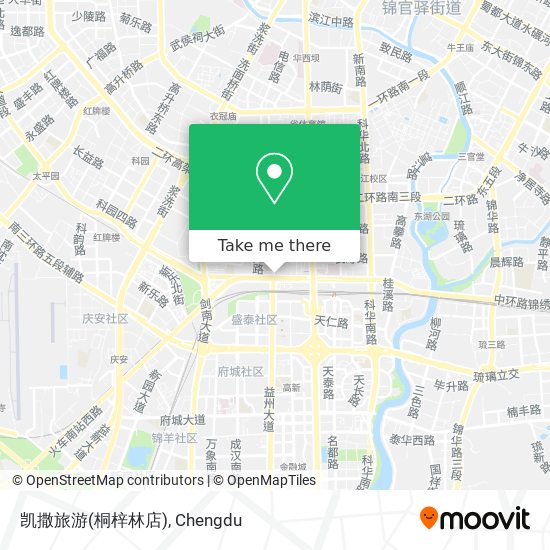 凯撒旅游(桐梓林店) map