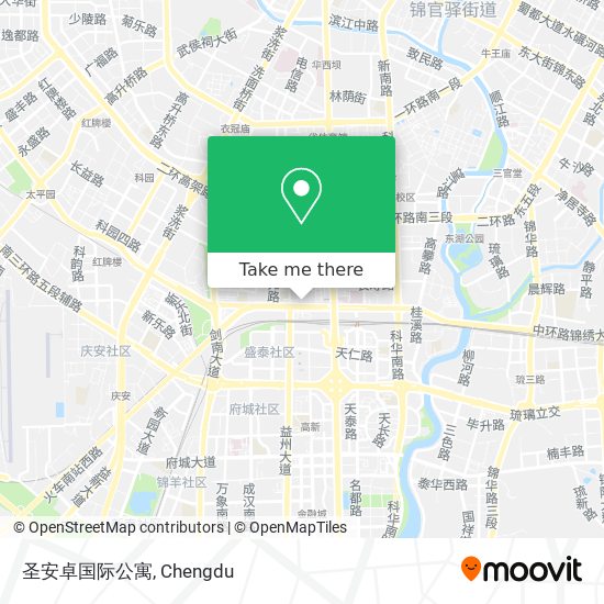 圣安卓国际公寓 map