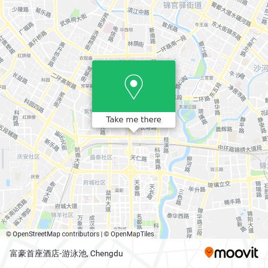 富豪首座酒店-游泳池 map