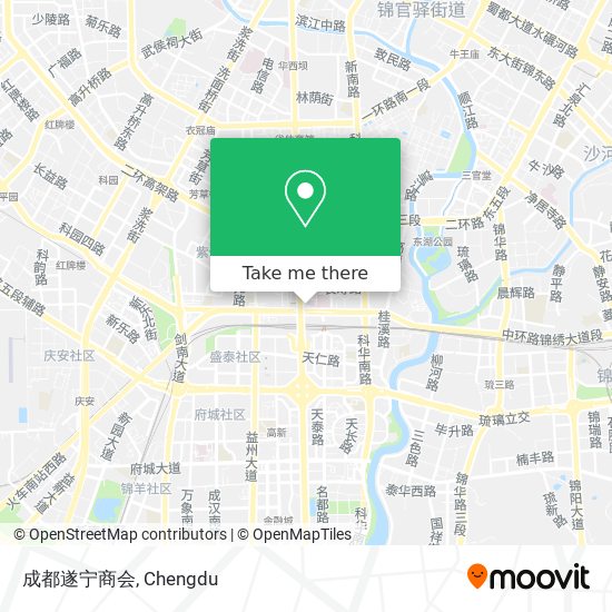 成都遂宁商会 map