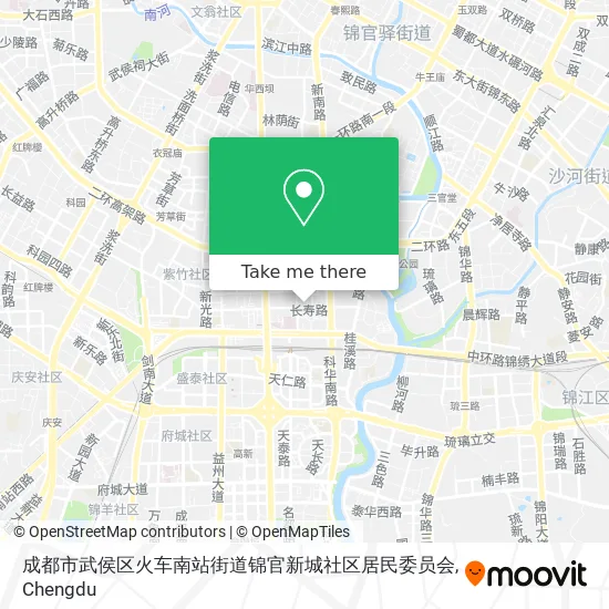 成都市武侯区火车南站街道锦官新城社区居民委员会 map