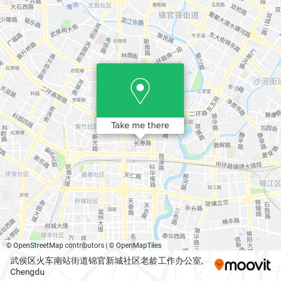 武侯区火车南站街道锦官新城社区老龄工作办公室 map