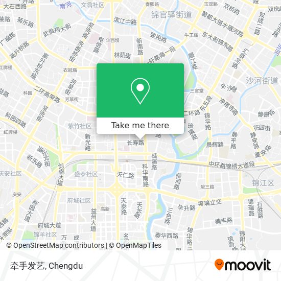 牵手发艺 map