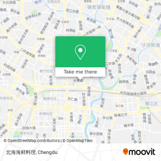 北海海鲜料理 map