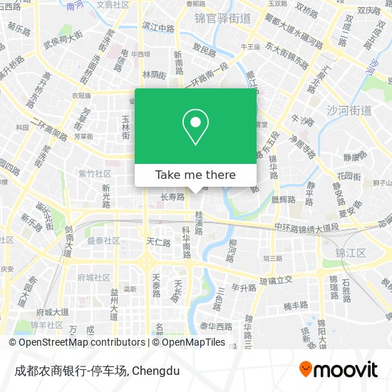 成都农商银行-停车场 map