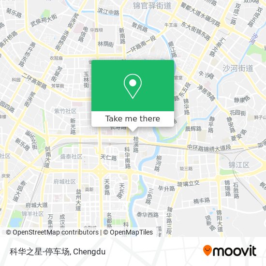 科华之星-停车场 map