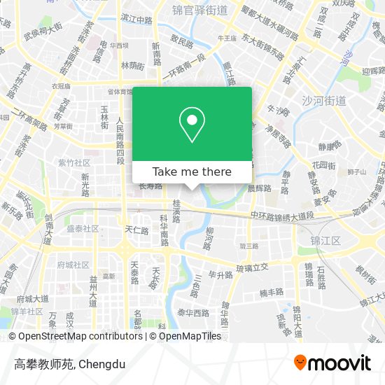 高攀教师苑 map