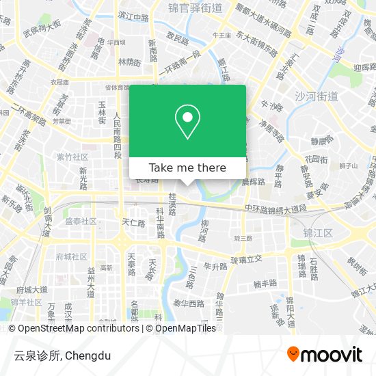 云泉诊所 map