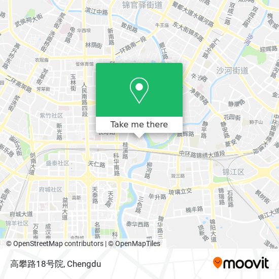 高攀路18号院 map