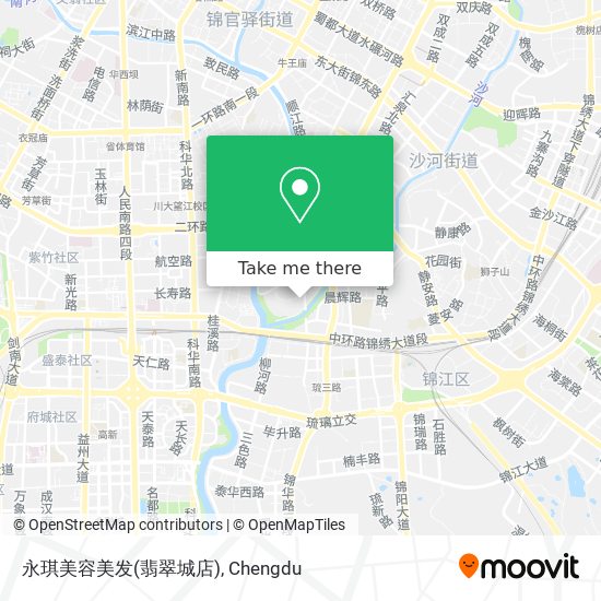 永琪美容美发(翡翠城店) map