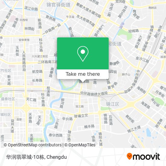华润翡翠城-10栋 map