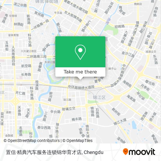 置信·精典汽车服务连锁锦华育才店 map