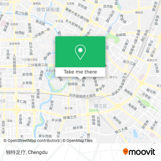 独特足疗 map