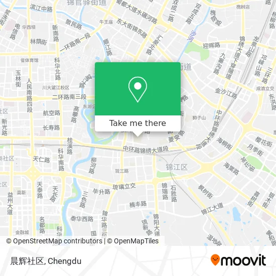 晨辉社区 map