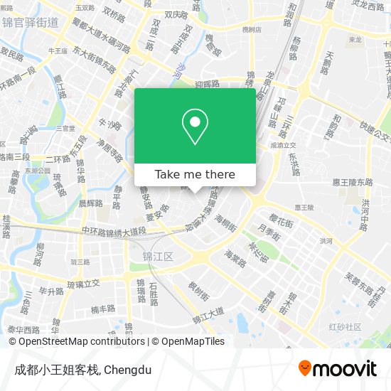 成都小王姐客栈 map