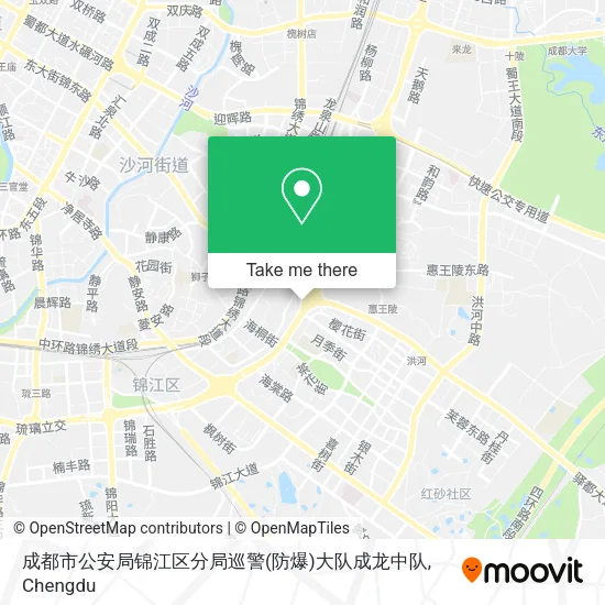 成都市公安局锦江区分局巡警(防爆)大队成龙中队 map