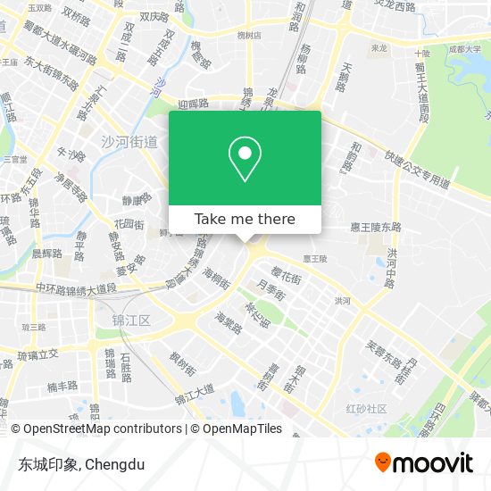 东城印象 map