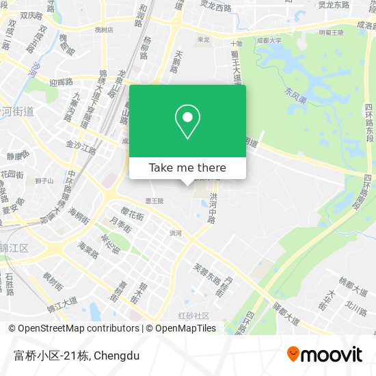 富桥小区-21栋 map