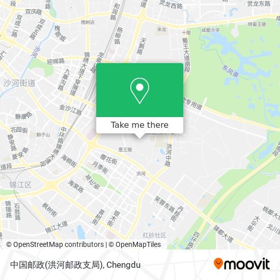 中国邮政(洪河邮政支局) map