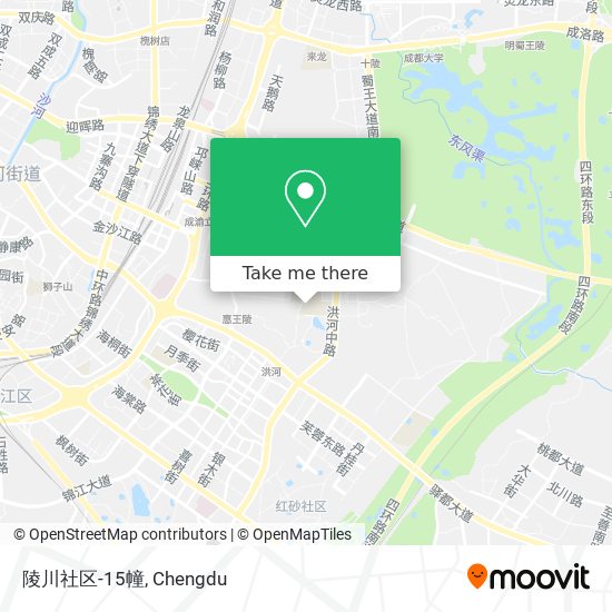 陵川社区-15幢 map