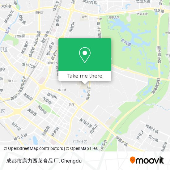 成都市康力西莱食品厂 map