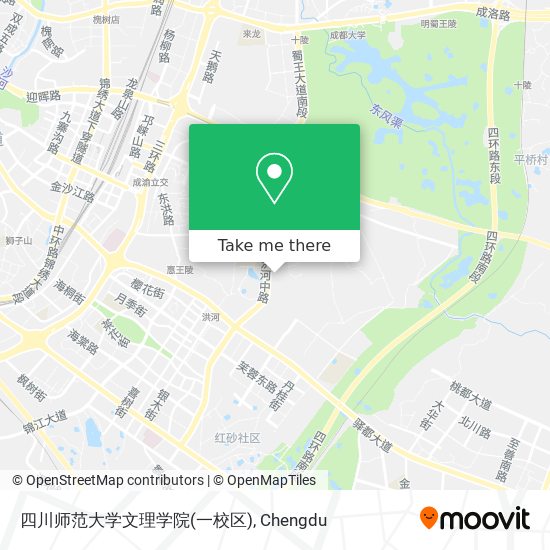 四川师范大学文理学院(一校区) map