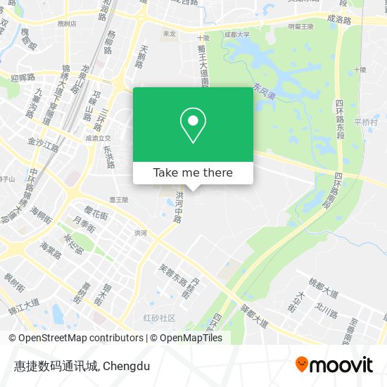 惠捷数码通讯城 map