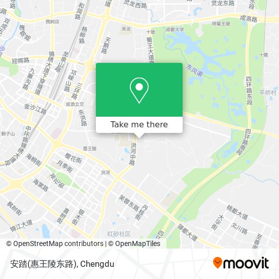 安踏(惠王陵东路) map