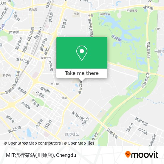 MIT流行茶站(川师店) map