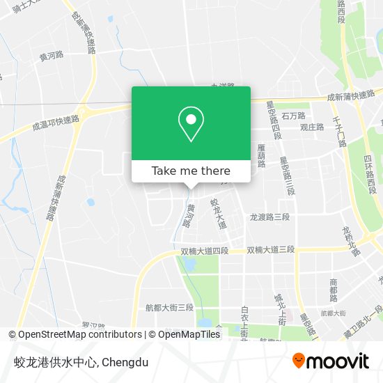 蛟龙港供水中心 map