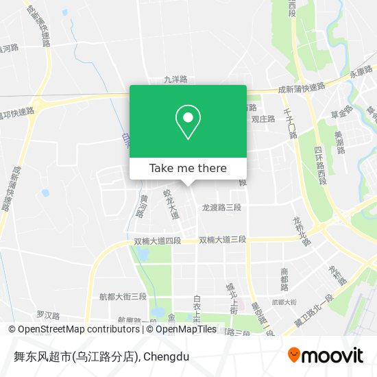 舞东风超市(乌江路分店) map