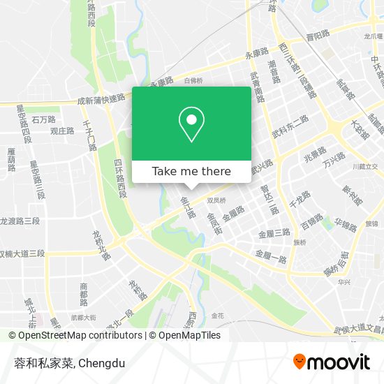 蓉和私家菜 map