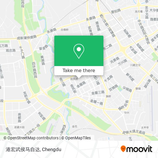 港宏武侯马自达 map