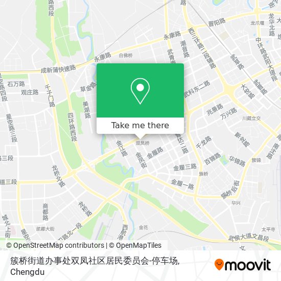 簇桥街道办事处双凤社区居民委员会-停车场 map