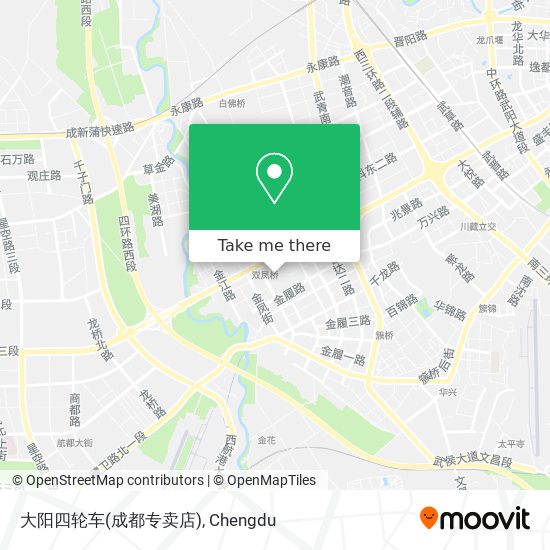 大阳四轮车(成都专卖店) map