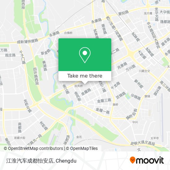 江淮汽车成都怡安店 map