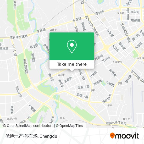 优博地产-停车场 map