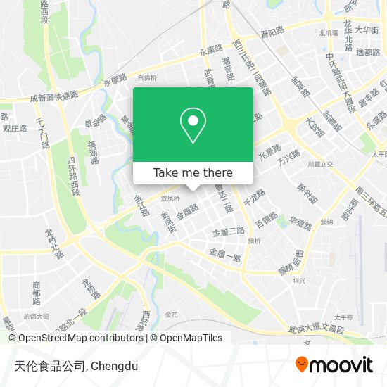 天伦食品公司 map