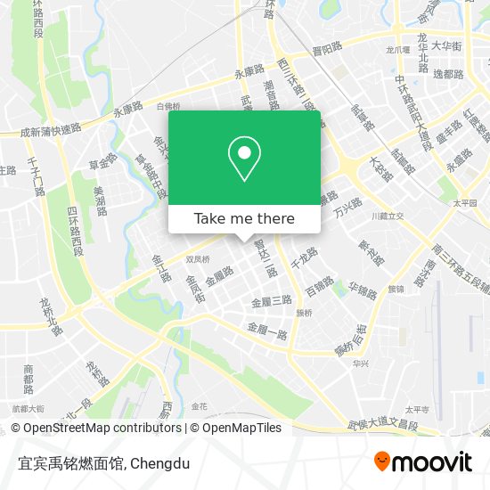 宜宾禹铭燃面馆 map