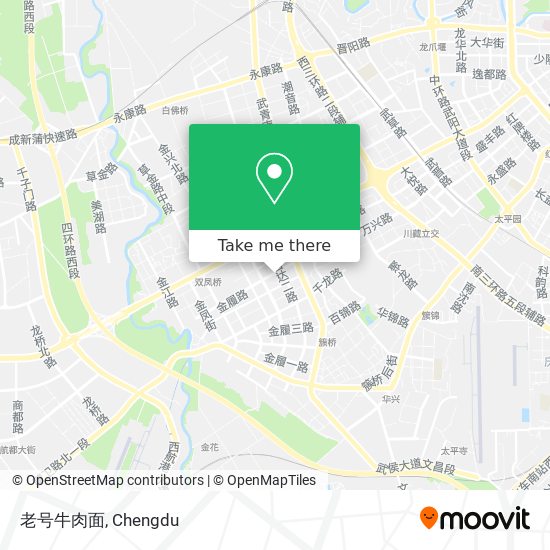 老号牛肉面 map
