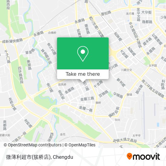 微薄利超市(簇桥店) map