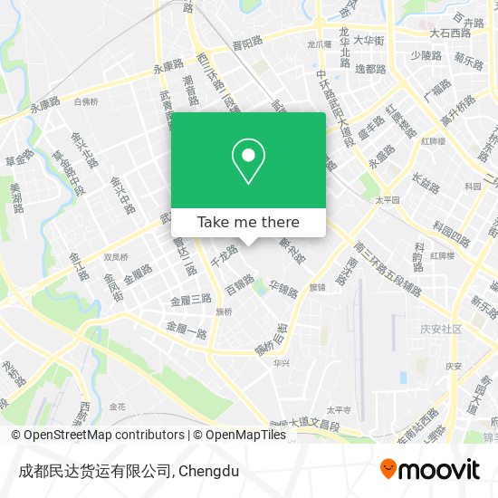 成都民达货运有限公司 map