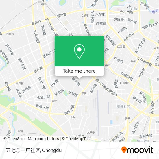 五七〇一厂社区 map