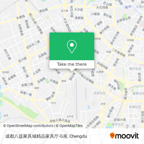 成都八益家具城精品家具厅-G座 map
