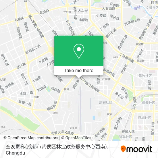 全友家私(成都市武侯区林业政务服务中心西南) map