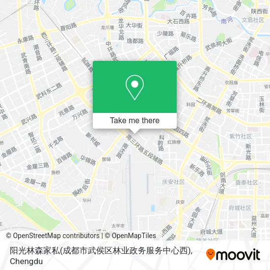 阳光林森家私(成都市武侯区林业政务服务中心西) map