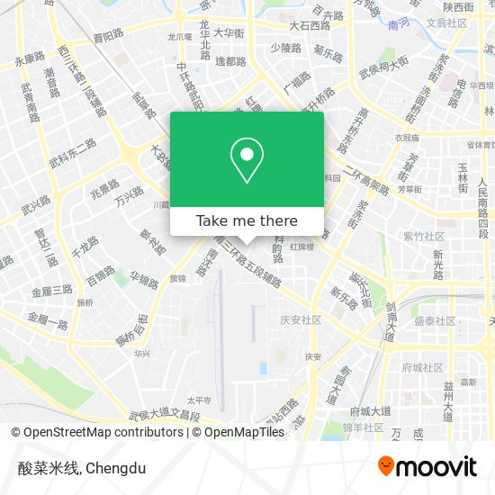 酸菜米线 map